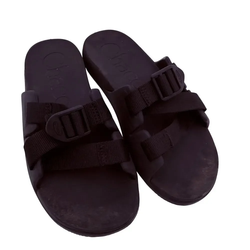 Chaco Kids Youth Chillos Black Slides Sandals Size 4
